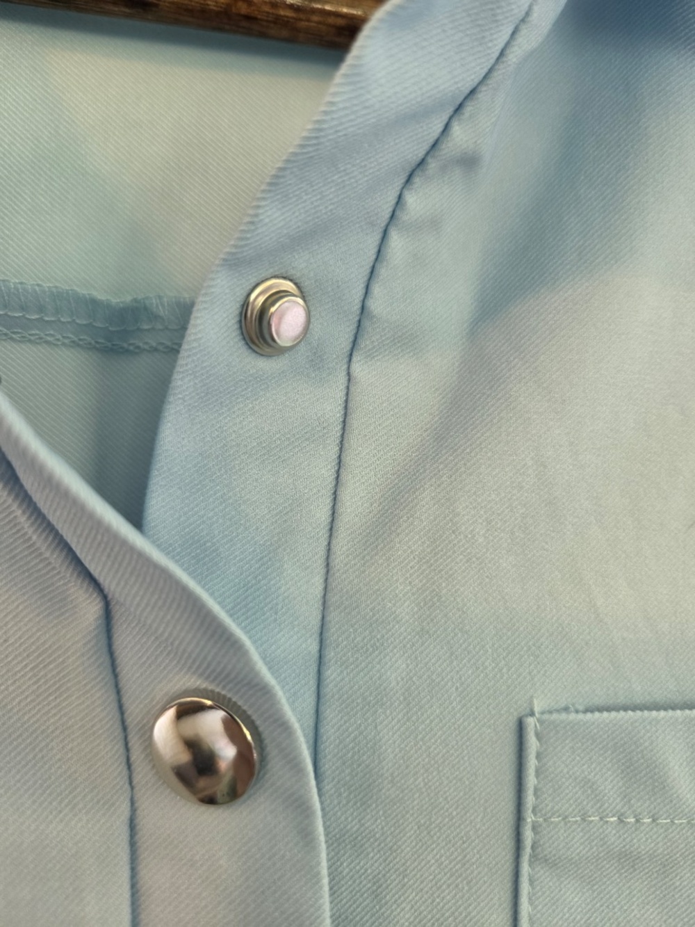 Utility suit romper/jumper blue short sleeve minimalist contemporary stretch - Picture 7 of 12